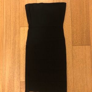 Strapless bandage dress